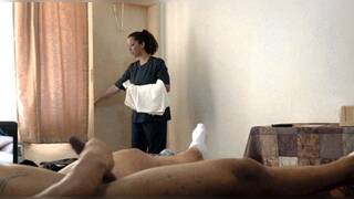 Surprised Hotel Maid, And Then...