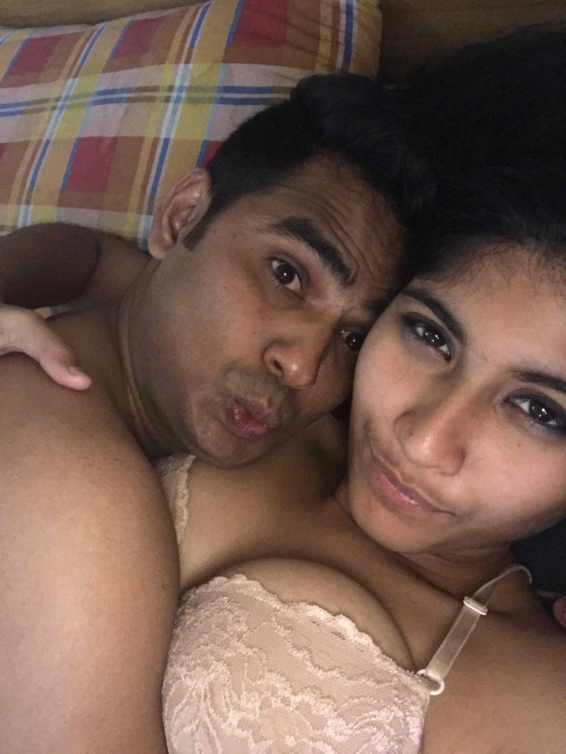 Indian Couple In Bedroom Night Show